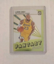 2018-19 PANINI DONRUSS OPTIC Fantasy Stars #2 LeBron James Lime Green