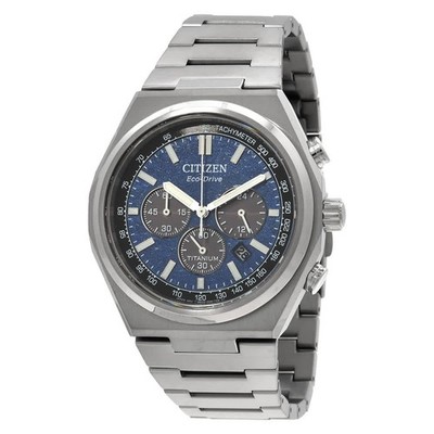 Citizen CA4610-85L Zenshin Blue Dial 42.5 mm Men's Watch New