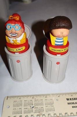 2 1986 Garbage Pail Kids Pop Up Acne Amy Shrunken Ed 1980s Imperial Toy Loose