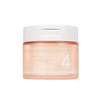 Numbuzin No.4 Pore Zero Peeled Egg Toner Pad 180ml (70 Pads) K-beauty