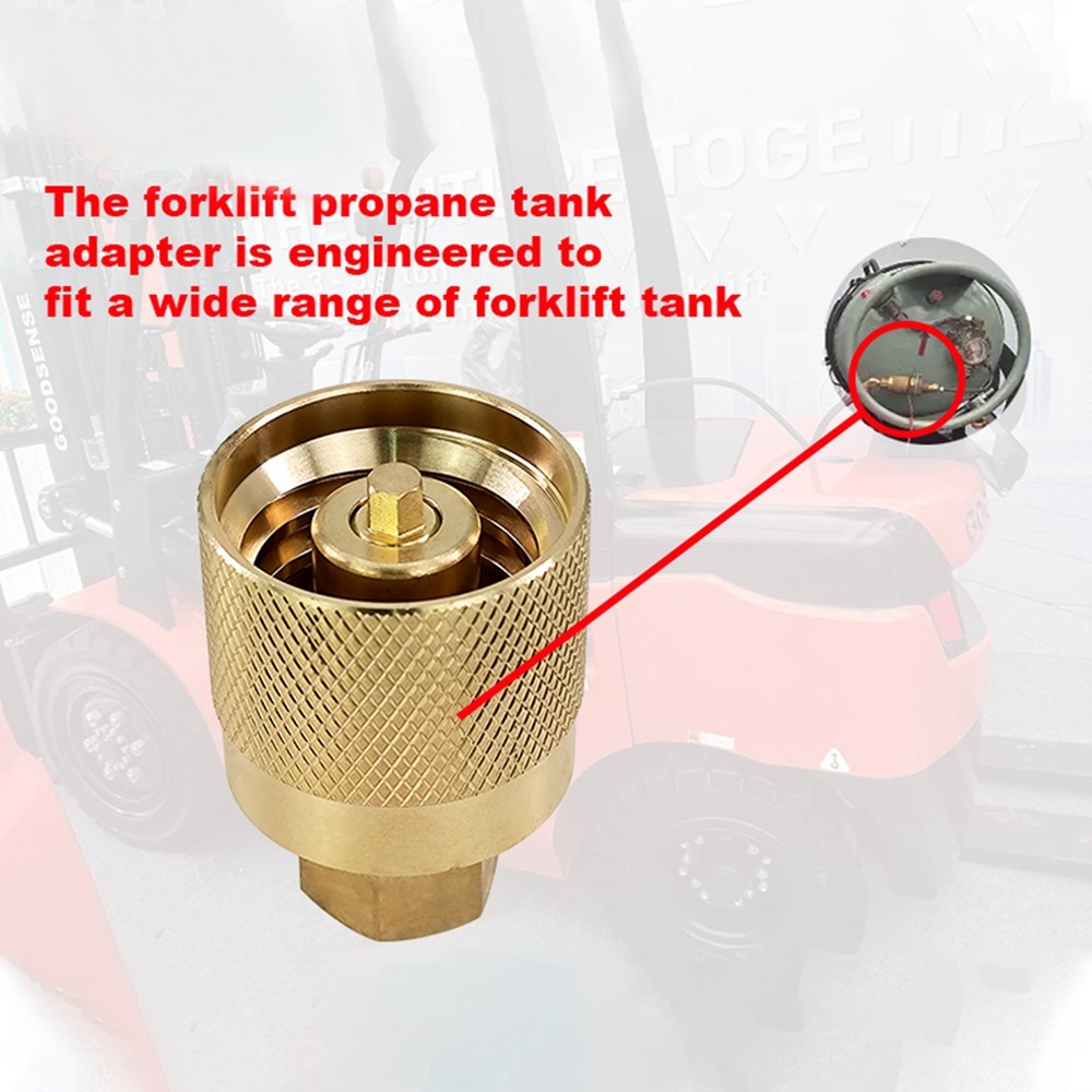RE7141F Forklift Connector Female Fitting Connection Propane Tank Adapter Valve