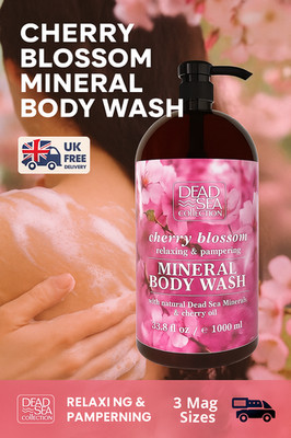 Dead Sea Collection Mineral Body Wash 1000ml - Kirschblüte