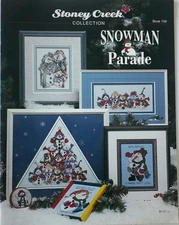 Stoney Creek #159 SNOWMAN PARADE Cross Stich Chart Leaflet