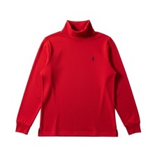 Vintage Polo Ralph Lauren Turtleneck Men XXL Red USA Made Cotton Pony Preppy