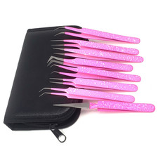 Fine Tips Craft Tweezers for Vinyl Weeding, Scrapbook, Beads DIY Tools - 8Pcs