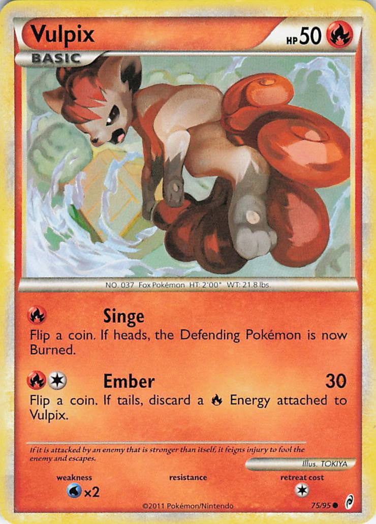 Vulpix Normal Common Call of Legends 75/95 LP