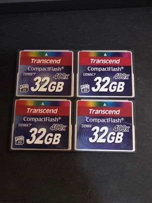32gb Transcend Speed 400x COMPACTFLASH CF Type I DSLR NIKON CANON  cameras