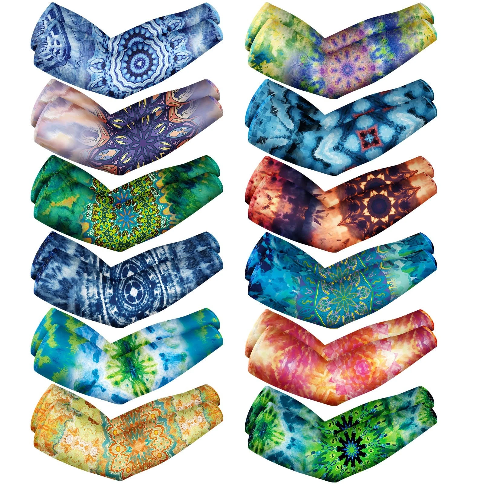 12 Pairs Gardening Sleeves UV Sun Protection Arm Sleeve Cooling Compression
Opens in a new window or