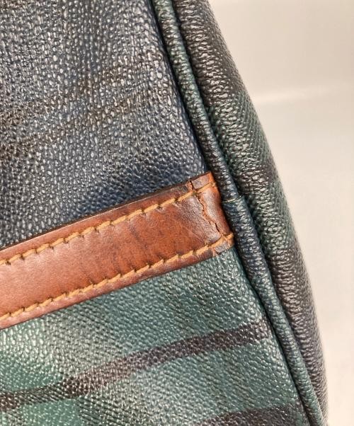 POLO Ralph Lauren Mini Boston Bag Green Leather Used thumbnail 9