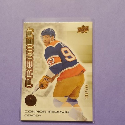2024-25 Upper Deck Premier Base Connor McDavid #49 Edmonton Oilers Serial #/299
