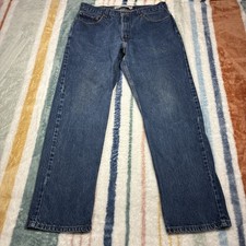 Vtg Levis 505 Jeans Mens 34x30 Regular Straight Stone Medium Wash Y2K 1082