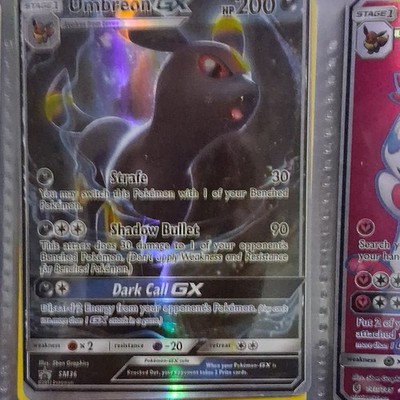 Pokémon TCG Umbreon GX SM36 Holo GX Card Nintendo English   Pokémon-EX