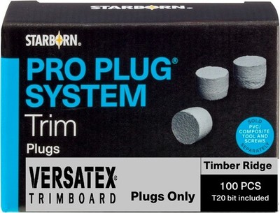 Pro Plug System for Versatex Timber Ridge Trim, 400 Plugs