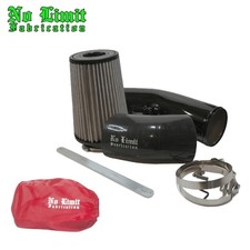No Limit Black Cold Air Intake Dry w/Red Pre-Filter For 11–16 6.7L Powerstroke