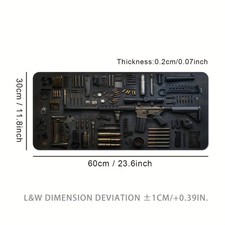 40 90cm Extra Large Gaming Mouse Pad Tactical Military Design, Extended Desk Ma
