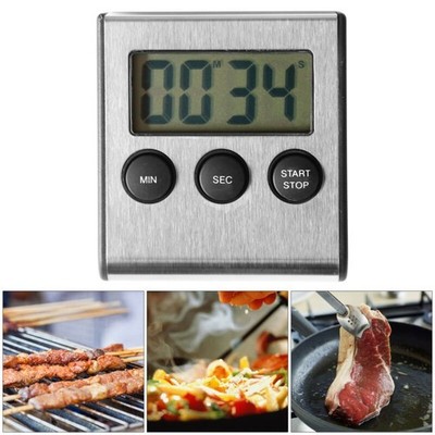 Digital Küchentimer Küchenwecker Kurzzeitmesser Stoppuhr Eieruhr mit Magnet DE