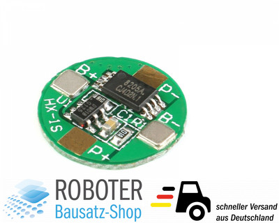 3.7V 1S 2.5A 18650 li-ion BMS PCM Battery Protection Board Schutz Lade Modul