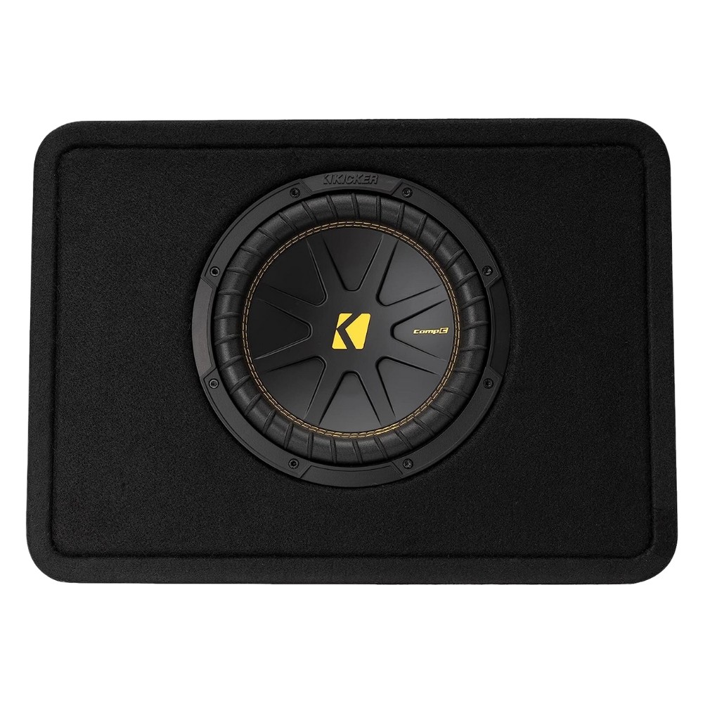 Kicker 50TCWC104 50 Series CompC 10" Subwoofer Enclosure, 500 Watts Peak Power