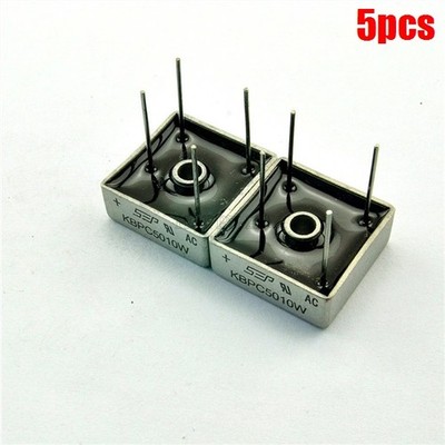 5Pcs KBPC5010W Rectifier Square Bridge Rectifier 50A/1000V ci