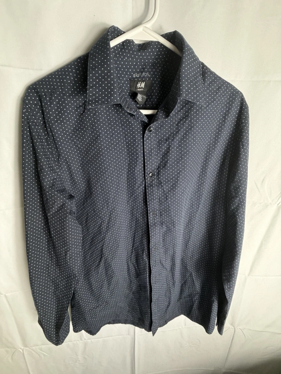 h and m dress shirts Men's H&M Button Down & a classic front and a yoke at the back H&M Slim 100% Cotton Dress