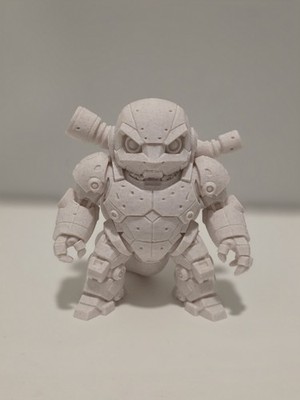 3D Mecha Pokémon Series   Squirtle Full Mecha Statue
