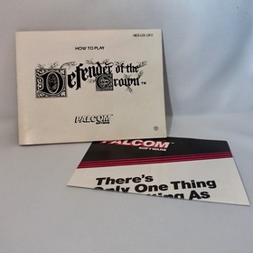 Nintendo NES Defender of the Crown Palcom CIB Complete UKV PAL Tested Working