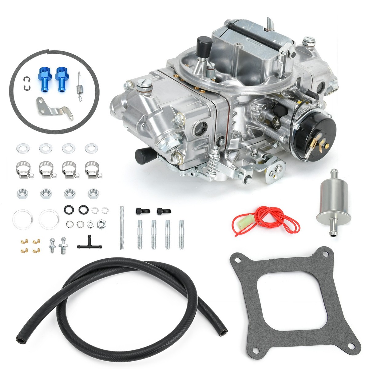 For Holley 650CFM 4 Barrel Double Pumper Carburetor Electric Choke