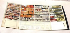 1923 LIBBY, MCNEILL, LIBBY CARDBOARD TOY GROCERY STORE PRODUCTS DISPLAY 