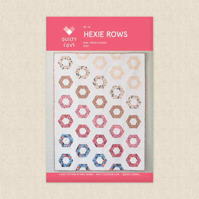 Hexie Rows (QL 115) | Quilty Love | Sewing Pattern
