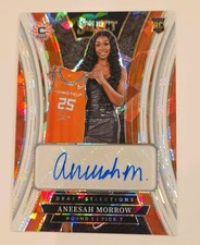 2025 Panini Select WNBA Aneesah Morrow  Draft Selections Auto White Ice /25 RC