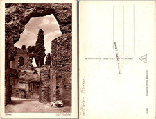 Ancient Roman ruins postcard Italy Rome archaeological site
