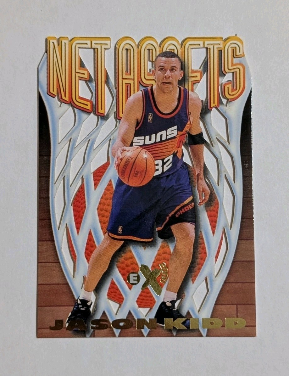 1996-97 SKYBOX EX2000 Net Assets SP Jason Kidd #9 DIE CUT HOF