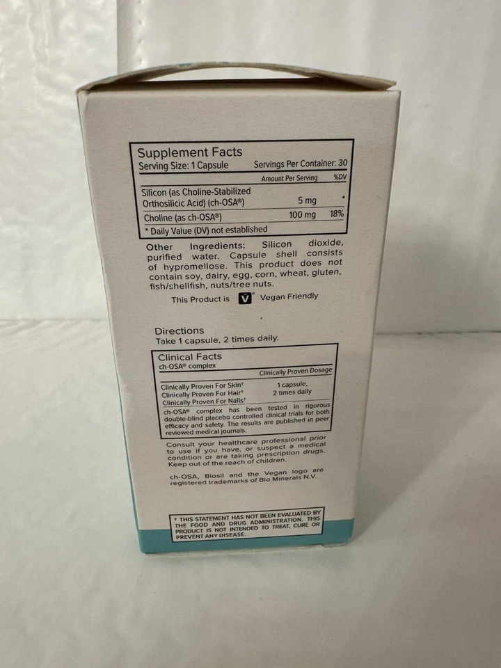 Generador de Colágeno Biosilo ch-OSA Cabello Piel Uñas Articulaciones 30 Cápsulas Exp 7/2025 Foto 3 de 4