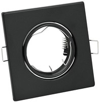 Schwarz Moderne Einbauleuchte Downlight Lampe 8W/LED IP20 9X9X2,5 [Cm]