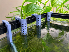 Aquarium Plant Holder Clip-On 3-PACK Pothos Propagation Root Basket Fish Tank