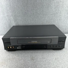 Toshiba W528 4-Head HIFI VHS VCR Player Recorder NO Remote Tested Working
