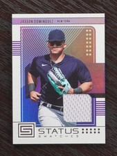 2023 Panini Chronicles - Status Swatches #SS-JD Jasson Dominguez