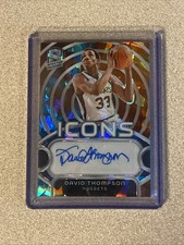 David Thompson 2023-25 Spectra Icons Auto 49/49 Bookend