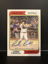 2023 Topps Heritage Corbin Carroll RC Real One Auto #ROA-CCR