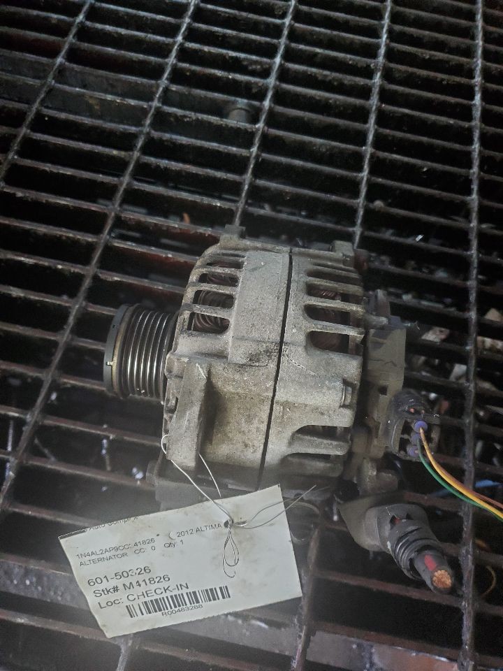 Used Alternator fits: 2012 Nissan Altima 2.5L 4 cylinder Grade A