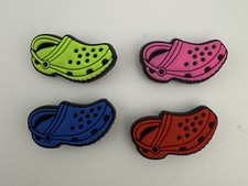 Lot 4 Croc Charms CROC Fun Clog Shoe Mini Croc Jibbitz P