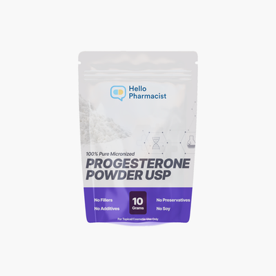 #ad Hellopharmacist Pure Progesterone Powder USP Grade for Menopause 10g $16.97