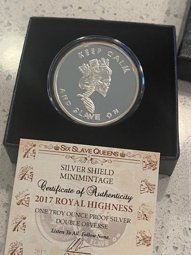 2017 1OZ Royal Highness Double Obv. Proof .999 Silver Shield - Collector Round