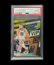 2025 PANINI NSCC VIP BLACK GOLD PRIZM #23 STEPHEN CURRY 2/5 PSA 10
