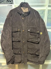 Belstaff Brown Corduroy Blouson Size M