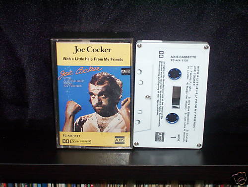 JOE COCKER WITH A LITTLE HELP FROM MY FRIENDS - AUSTRALIAN CASSETTE TAPE NM - Picture 1 of 3