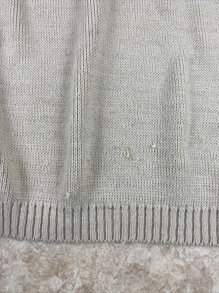NUEVO ERA Suéter Beige Pullover Para Hombre XL Hecho en EE. UU. Patriótico Informal JS Foto 4 de 4