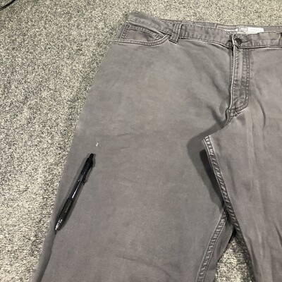 Carhartt 102517 Rugged Flex Relaxed Fit Duck Canvas Work Pant Gray