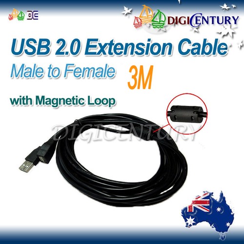 High Quality USB 2.0 A Male To Female Extension Cable Cord 1.5M 3M 5M 10M - Picture 3 of 5