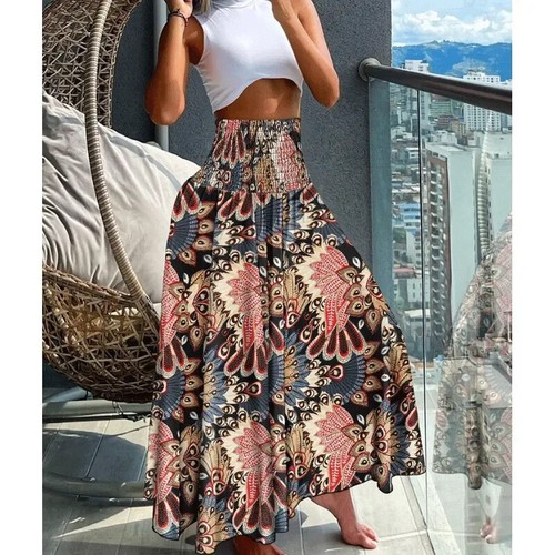 Fashionable High-Waisted Slimming Printing Skirt For Women Amazon Europe - Picture 17 of 24